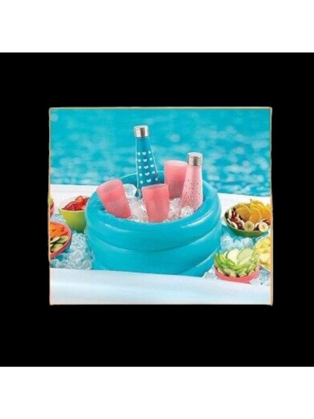 Inflatable Cooler Raft Float Buffet Bar Drinks Cooler New in Box
